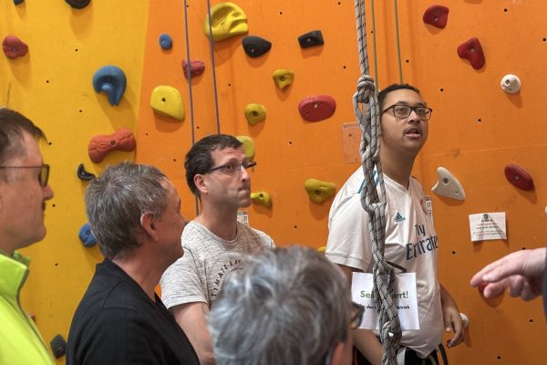 Bild Hoch hinaus: Ausflug unserer Sport AG in die Kletterhalle
