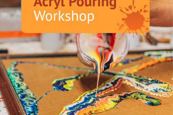 Bild Farben fließen lassen – Acryl Pouring-Workshop im Kunstcafé
