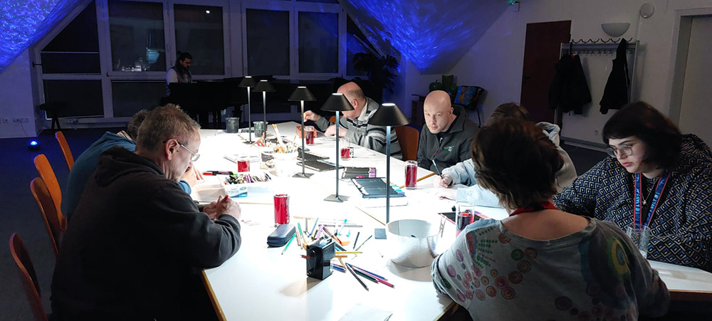 Klangfarbenreise – ein ganz besonderer Kunstworkshop in der Tanner Diakonie